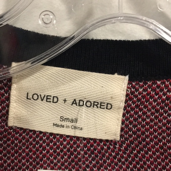 LOVED & ADORED Long Sleeve Cardigan Size S - Picture 2 of 6